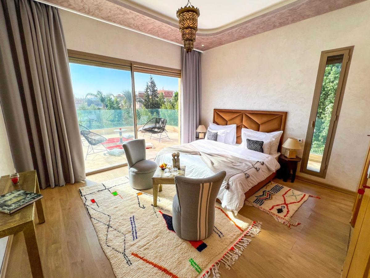 Riad Villa Saphir & Spa Marrakesh Eksteriør billede