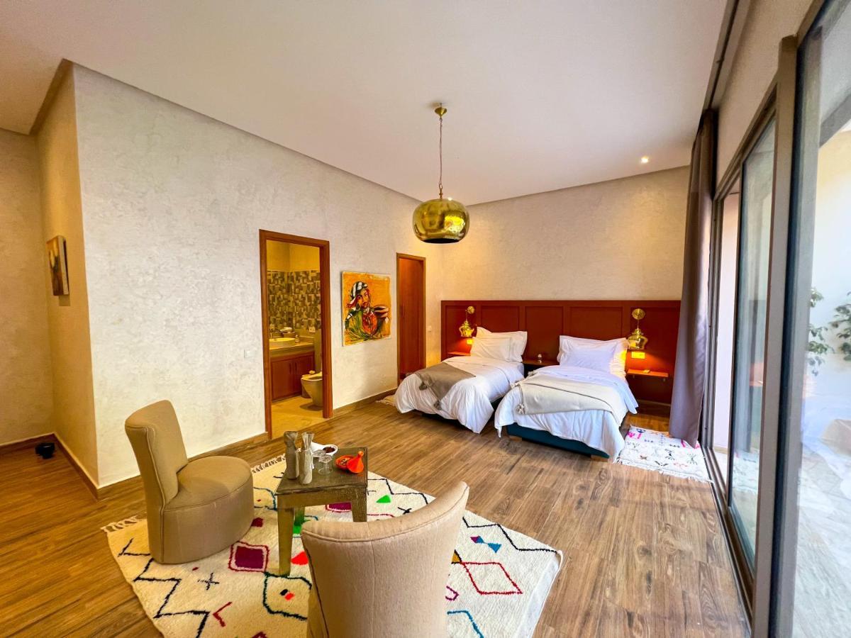 Riad Villa Saphir & Spa Marrakesh Eksteriør billede